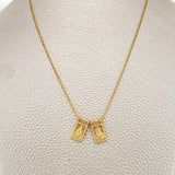Cadena Escapulario Aro Seguido 4.05gr / 46.5cm / 1.5mm Oro Amarillo 18K &