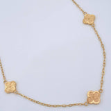 Cadena Trebol Cajon 4.85gr / 46cm / 2mm Oro Amarillo 18K &