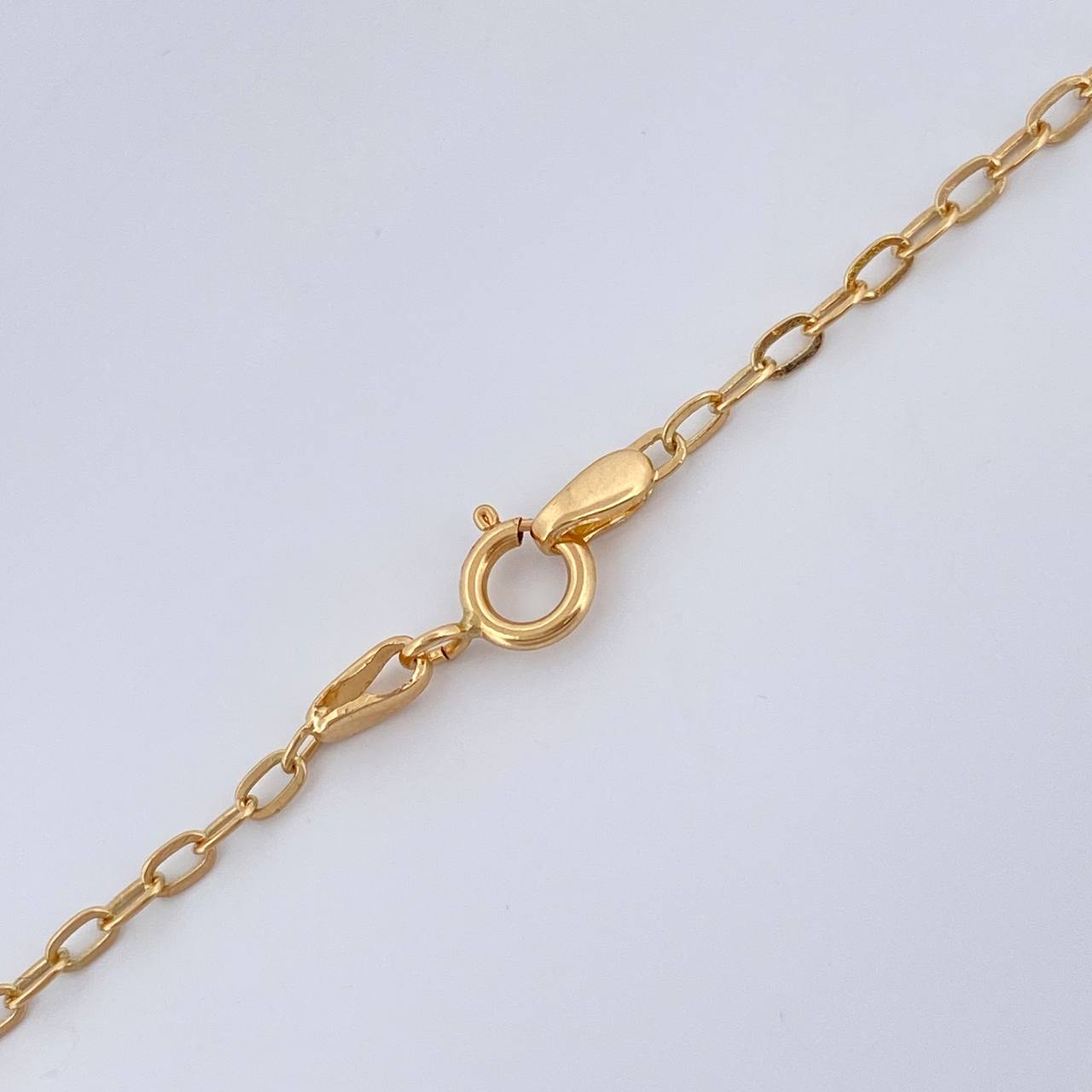 Cadena Trebol Cajon 4.85gr / 46cm / 2mm Oro Amarillo 18K &