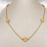 Cadena Trebol Cajon 4.85gr / 46cm / 2mm Oro Amarillo 18K &