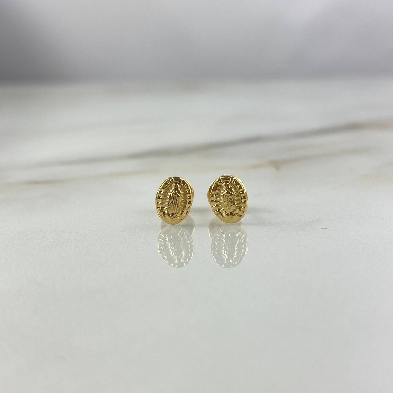 Topos Virgen de Guadalupe 0.6gr / Troquelada Oro Amarillo