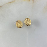 Topos Virgen de Guadalupe 0.9gr / Troquelada Oro Amarillo