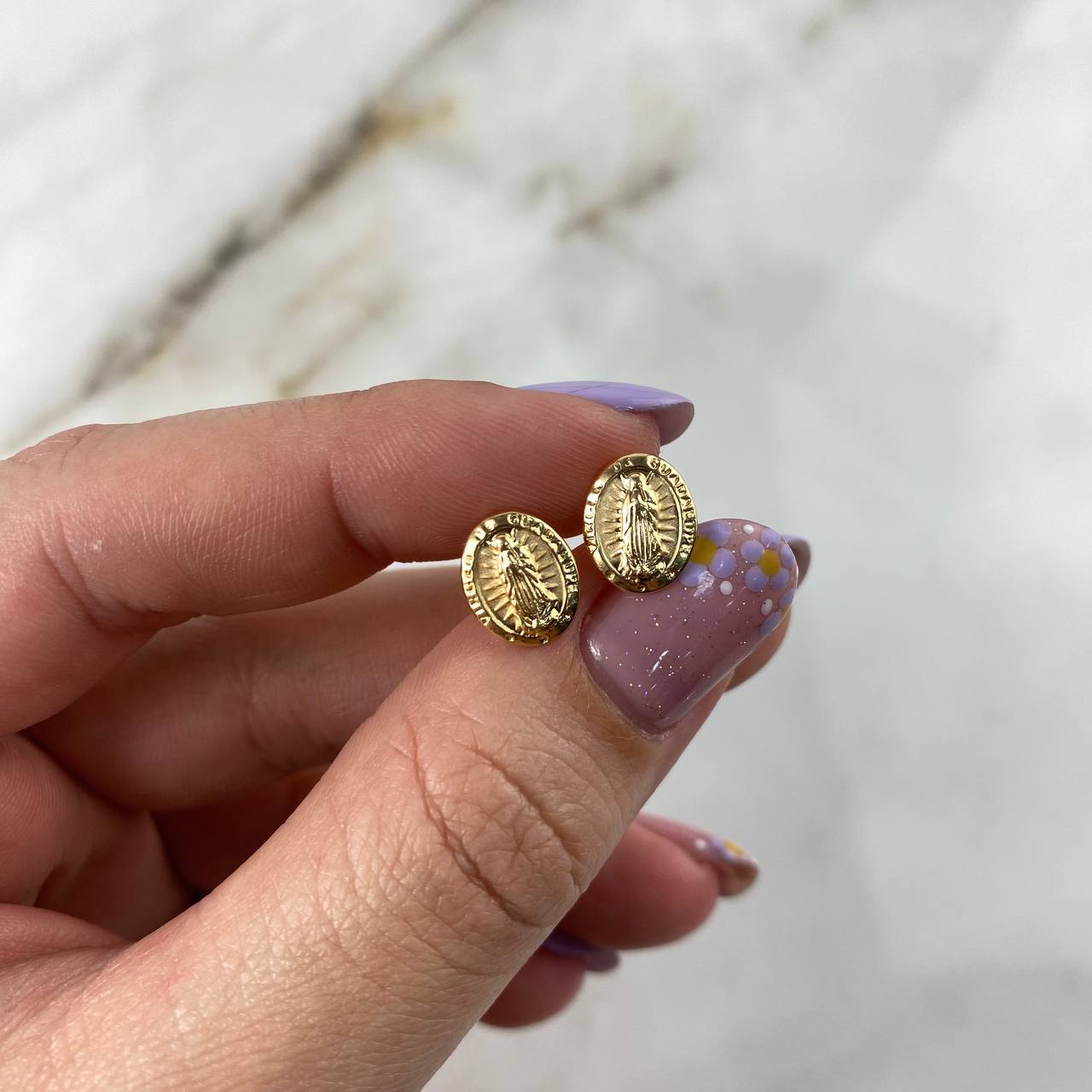 Topos Virgen de Guadalupe 0.9gr / Oro Amarillo *