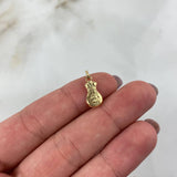 Dije Bolsa De Dinero 0.45gr / 1.7cm / Oro Amarillo