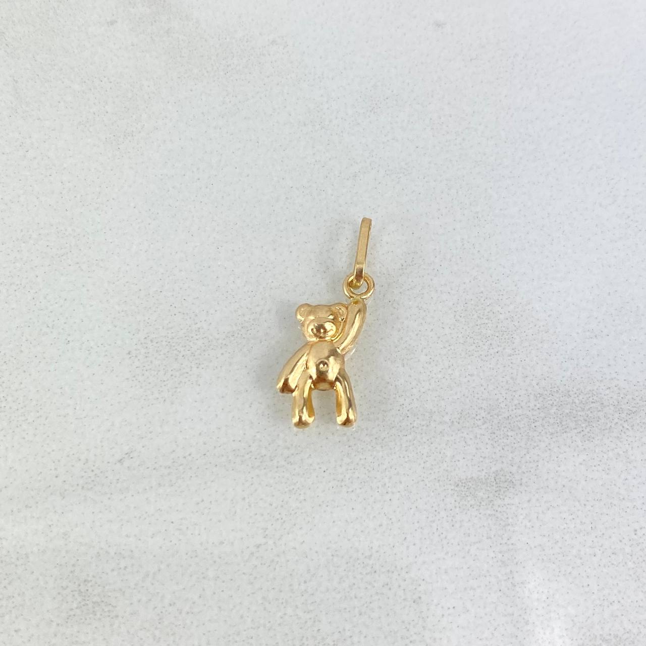 Dije Oso 0.3gr / 1.6cm / Troquelado Oro Amarillo