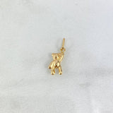 Dije Oso 0.3gr / 1.6cm / Troquelado Oro Amarillo