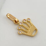 Dije Corona 0.85gr / 1cm / Oro Amarillo 18K