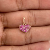 Dije Corazon 0.9gr / 1.3cm / Oro Rosa 18K