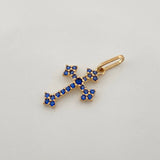 Dije Cruz 0.55gr / 5cm / Oro Amarillo 18K &