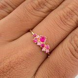 Anillo Circulos 1.7gr / T6 1/4 / Oro Amarillo 18K &