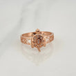 Anillo Tortuga 2.5gr / T6 1/2 / Oro Rosa 18K &