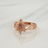 Anillo Tortuga 2.5gr / T6 1/2 / Oro Rosa 18K &