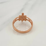 Anillo Tortuga 2.5gr / T6 1/2 / Oro Rosa 18K &