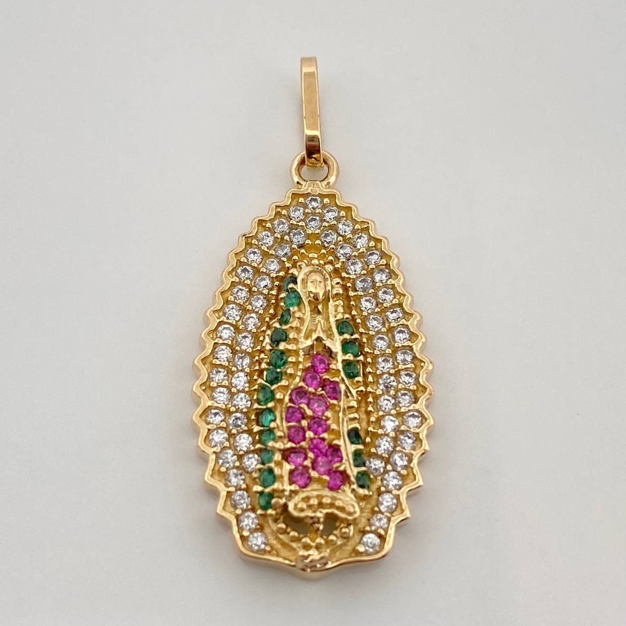 Dije Virgen De Guadalupe 3.45gr / 3cm / Oro Amarillo 18K &