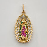 Dije Virgen De Guadalupe 3.45gr / 3cm / Oro Amarillo 18K &