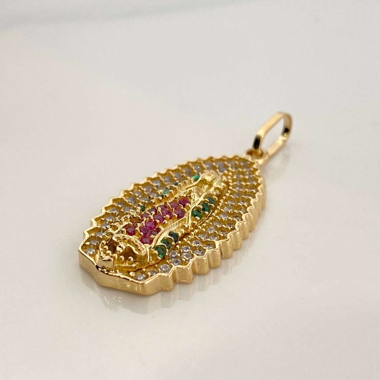Dije Virgen De Guadalupe 3.45gr / 3cm / Oro Amarillo 18K &
