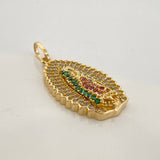 Dije Virgen De Guadalupe 3.45gr / 3cm / Oro Amarillo 18K &