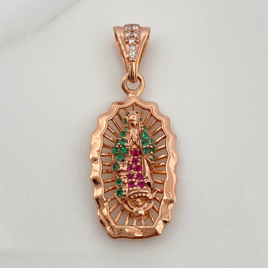 Dije Virgen De Guadalupe 3.05gr / 3cm / Oro Rosa 18K