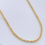 Cadena Lazo 4.75gr / 60.8cm / 2.73mm Oro Amarillo +3 18K $