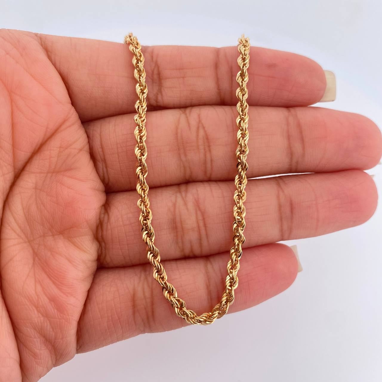 Cadena Lazo 7.3gr / 60cm / 3mm Oro Amarillo +3 $