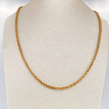 Cadena Lazo 4.75gr / 60.8cm / 2.73mm Oro Amarillo +3 18K $