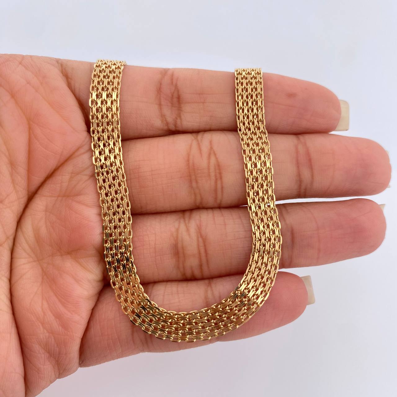 Cadena China 20.65gr / 60.6cm / 6.37mm Oro Amarillo +1 18K $