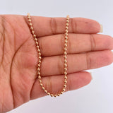 Cadena Militar 13.75gr / 46cm / 3mm Oro Rosa +3 18K %