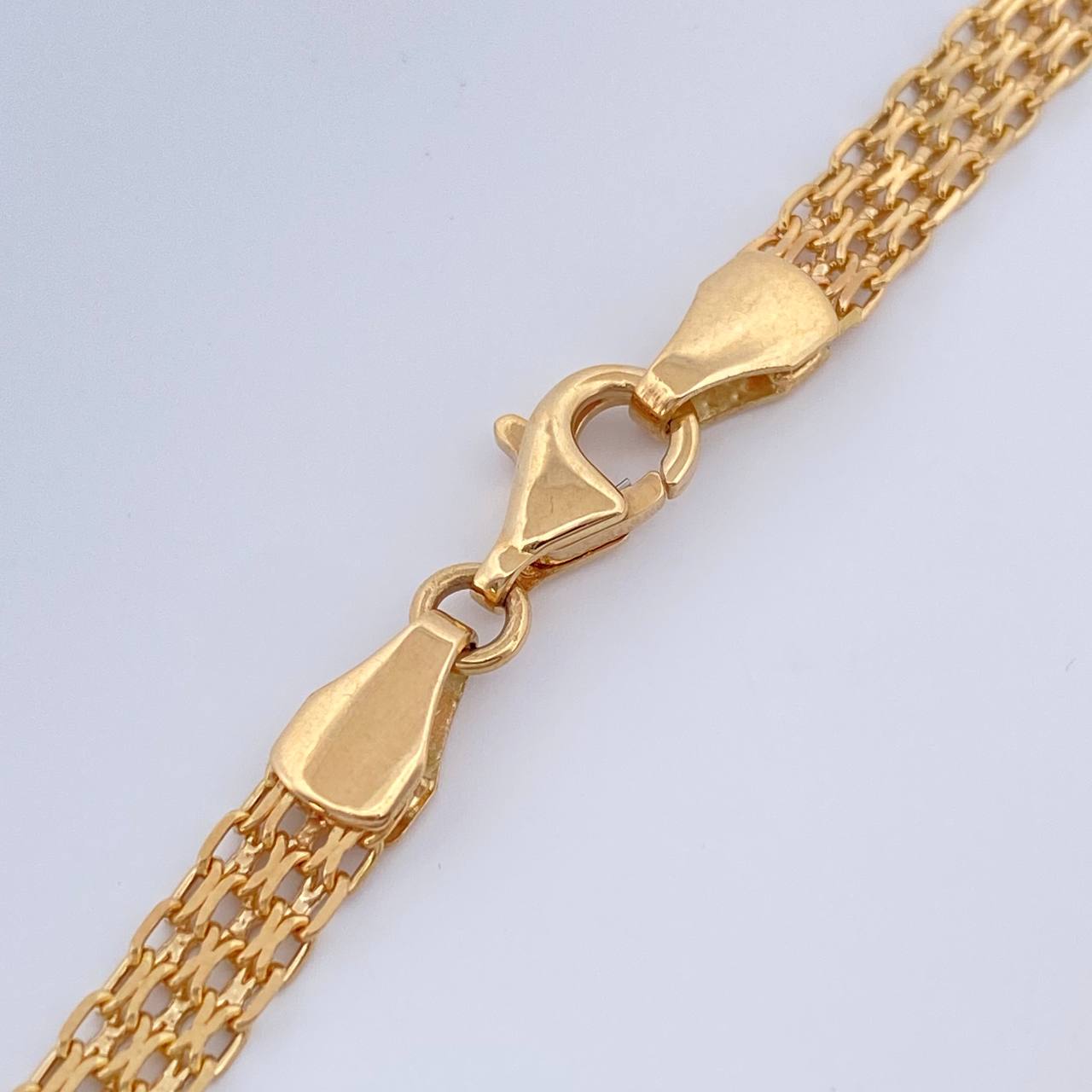 Pulso Chino 4.8gr / 19.4cm / 4.16mm Oro Amarillo +1 18K $