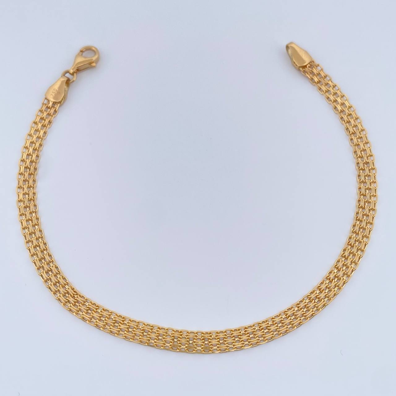 Pulso Chino 4.75gr / 19.4cm / 4.12mm Oro Amarillo +1 18K $
