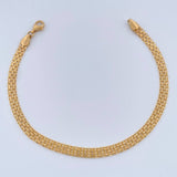 Pulso Chino 4.8gr / 19.4cm / 4.16mm Oro Amarillo +1 18K $