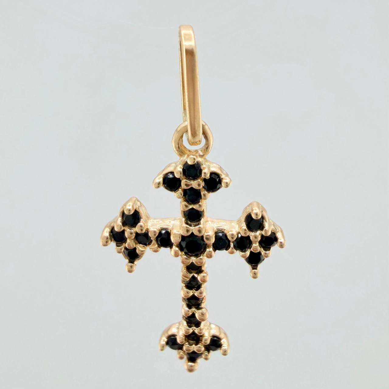 Dije Cruz 0.65gr / 2cm / Oro Amarillo 18K &