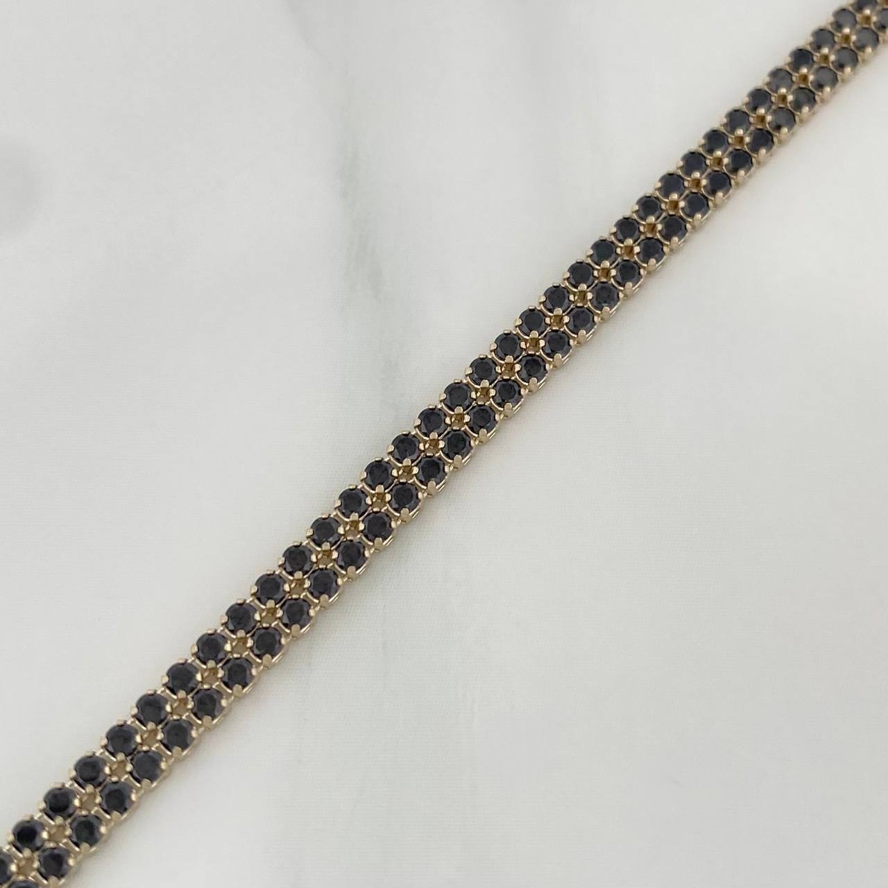 Pulso Tennis 4.9gr / 20cm / 3.6mm Oro Amarillo +4 18K $