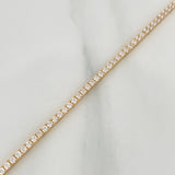 Pulso Tennis 4.15gr / 18cm / 0.6mm Oro Amarillo +4 18K $