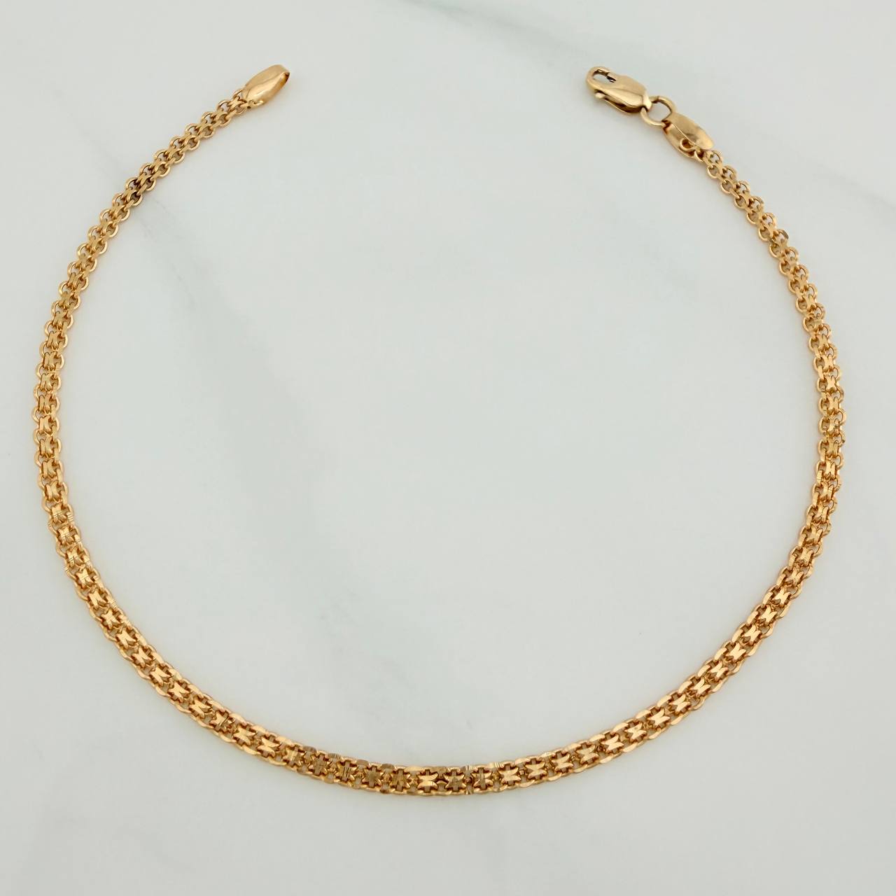 Pulso Chino 3.15gr / 19.5cm / 2mm Oro Amarillo Nac.Esp. 18K %