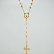 Rosario Virgen Maria Silueta 10.65gr / 39cm / 5mm-4mm Oro Amarillo 18K