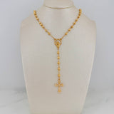 Rosario Virgen Maria Silueta 10.65gr / 39cm / 5mm-4mm Oro Amarillo 18K