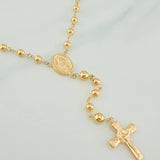 Rosario Virgen Milagrosa 8.4gr / 55.5cm / 5mm-4mm Oro Amarillo 18K &