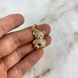 Dije Oso 5gr / 3.1cm / Circones Negros Blancos Oro Amarillo