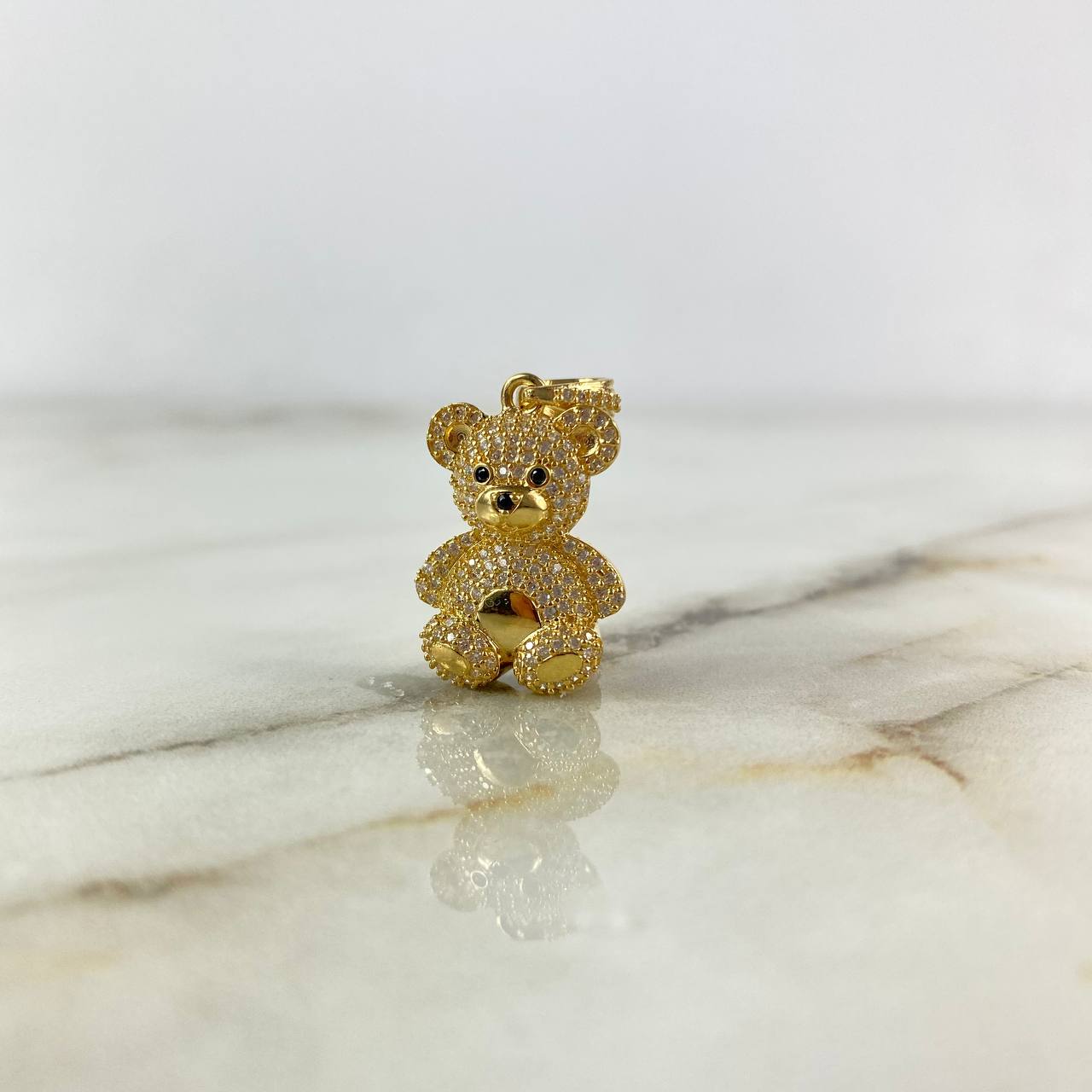 Dije Oso 5gr / 3.1cm / Circones Negros Blancos Oro Amarillo