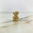 Dije Oso  5.05gr / 3.1cm / Circones Blancos Negros Oro Amarillo