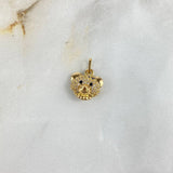 Dije Oso Cabeza 2gr / 1.7cm / Circones Blancos Negros Azules Rojos Oro Amarillo