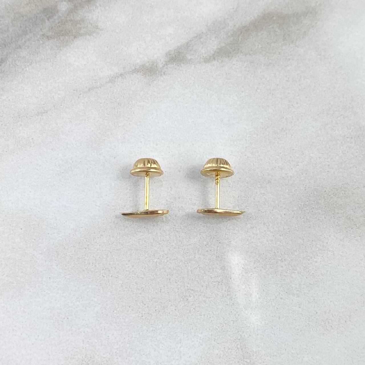 Topos Alas 0.5gr / 8mm Oro Amarillo 18K *