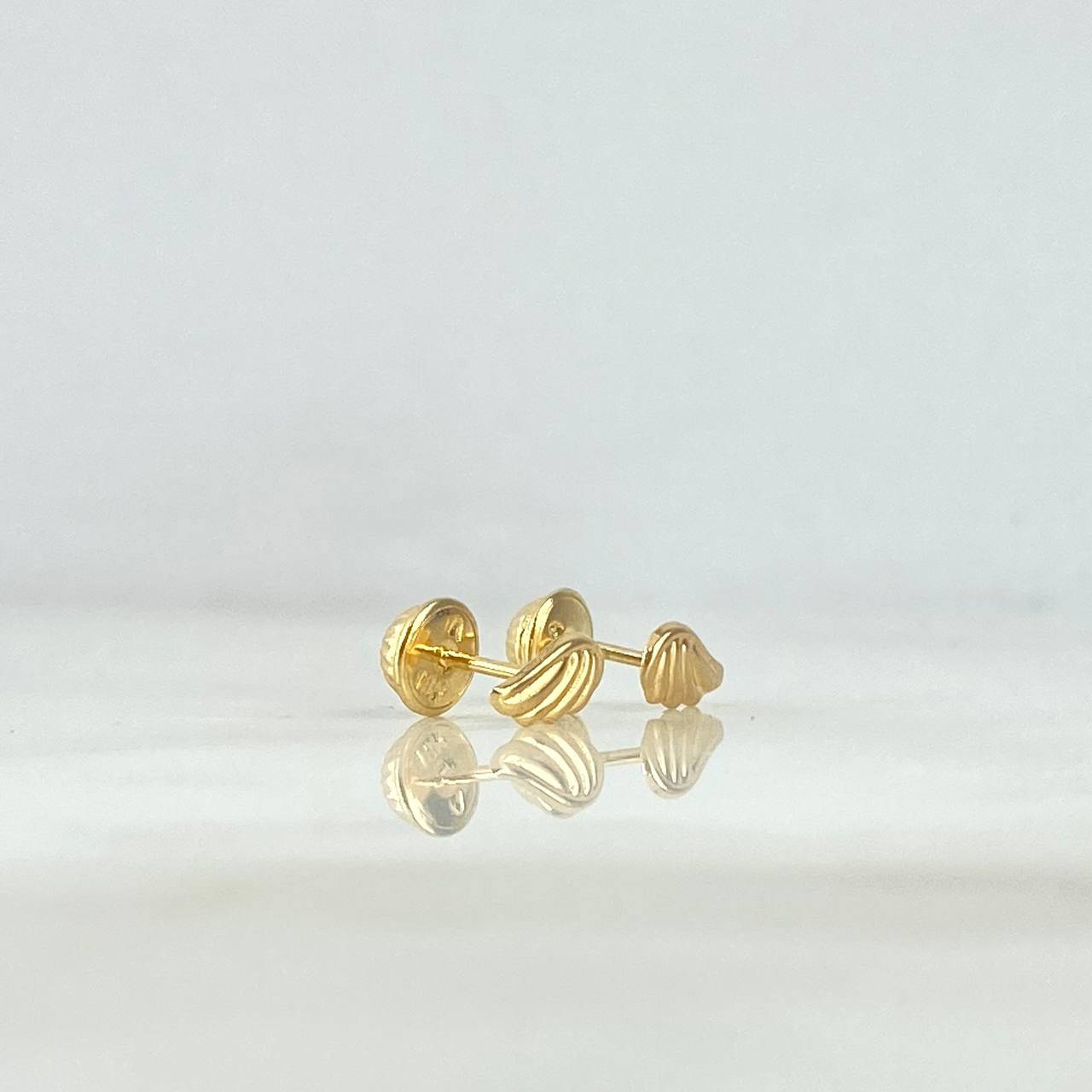 Topos Alas 0.5gr / 8mm Oro Amarillo 18K *