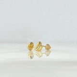 Topos Alas 0.5gr / 8mm Oro Amarillo 18K *