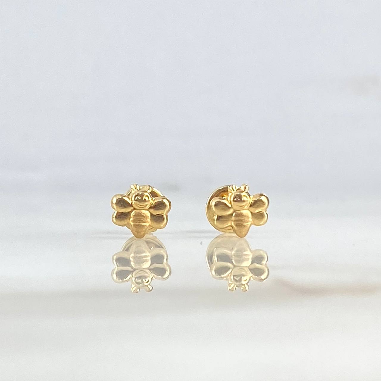 Topos Abeja 0.6gr / Alas Lisas Oro Amarillo ©