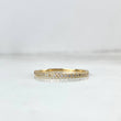 Anillo Churumbela Circulos 1.4gr / T6 / Circones Blancos Oro Amarillo ©