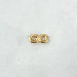 Herraje Infinito 0.3gr / 1cm / Silueta Oro Amarillo