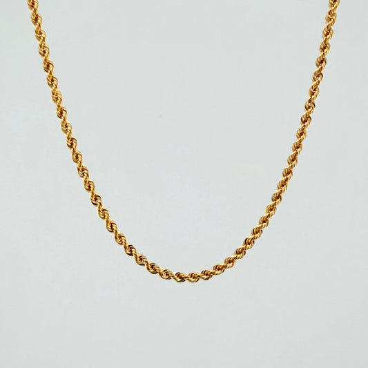 Cadena Lazo 3 g / 50 cm / 1.95 mm Oro Amarillo 18K