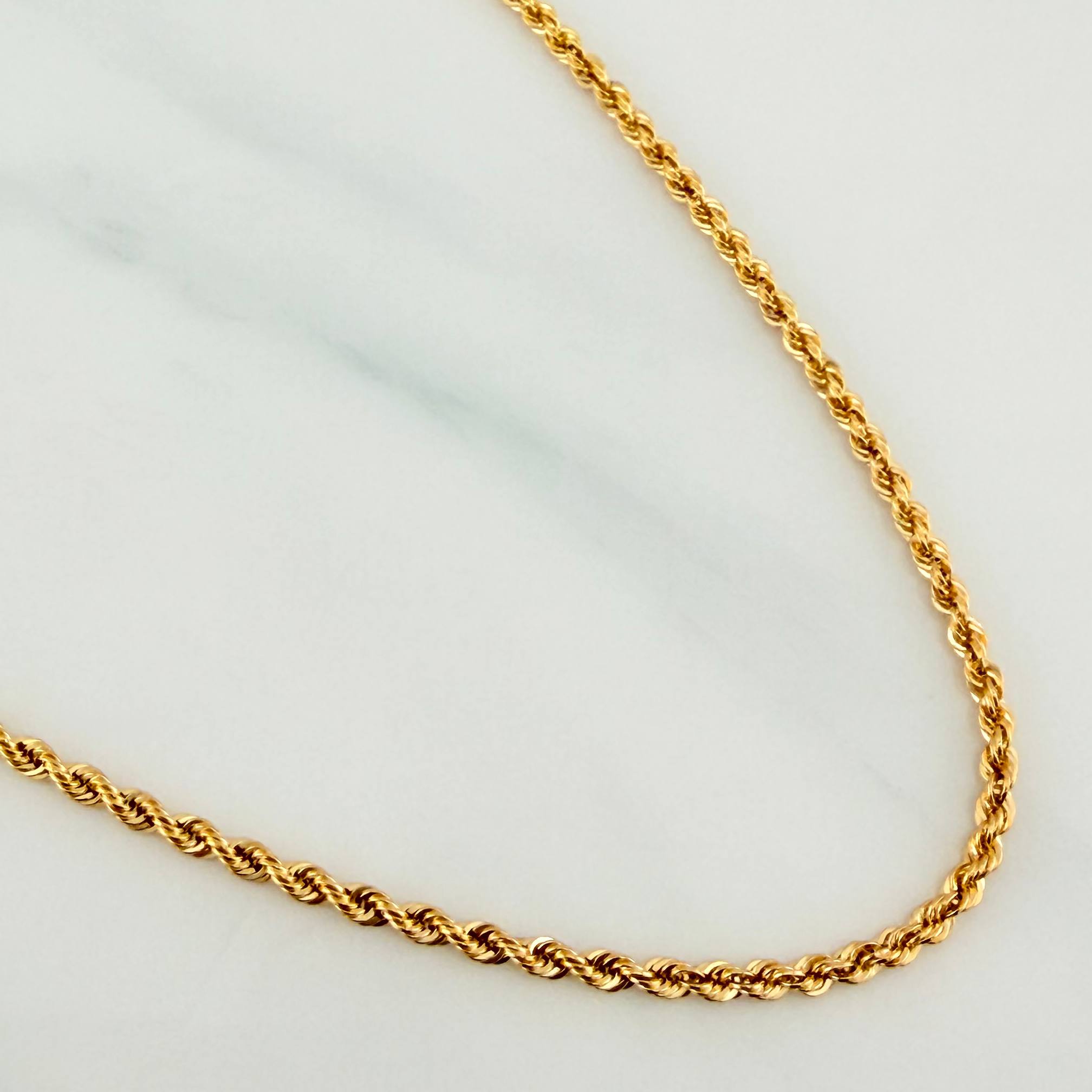 Cadena Lazo 3 g / 50 cm / 1.95 mm Oro Amarillo 18K