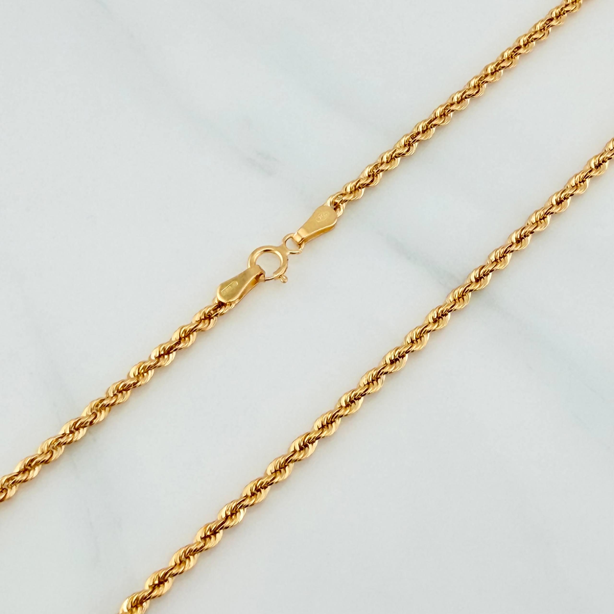 Cadena Lazo 2.8 g / 50 cm / 3.7 mm Oro Amarillo 18K